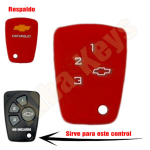 Forro control Chevrolet Aveo - Rojo